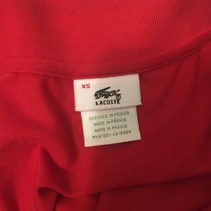Lacoste shirts